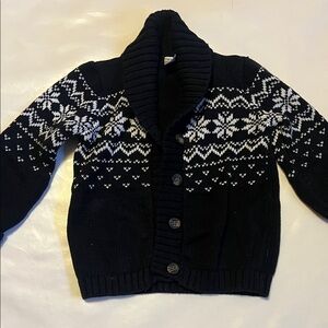 Carter's Navy and White Kids Sweater